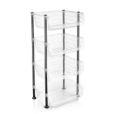 Vegetables Organizer With Shelves 30x39x83 cm - Clear